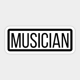 Musician Sticker